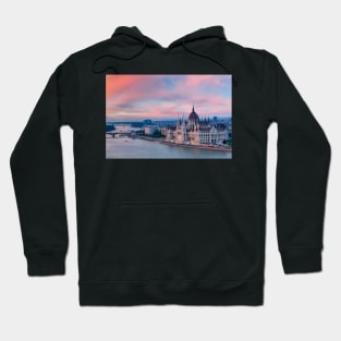 sunset over Budapest Hoodie